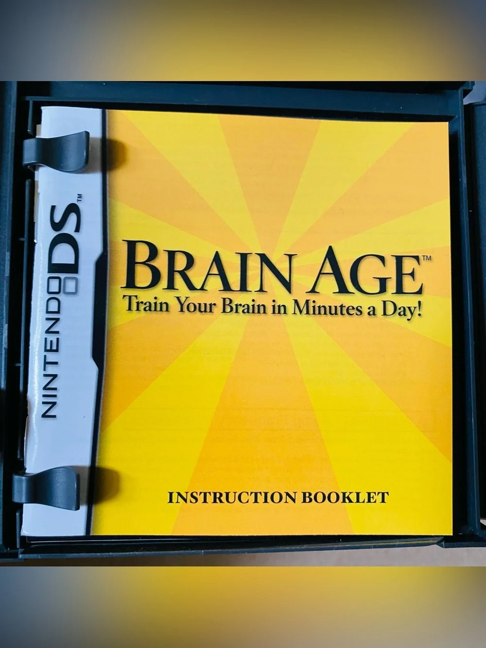 Nintendo Brain Age Nintendo DS Game EUC includes box, game, pamphlet
